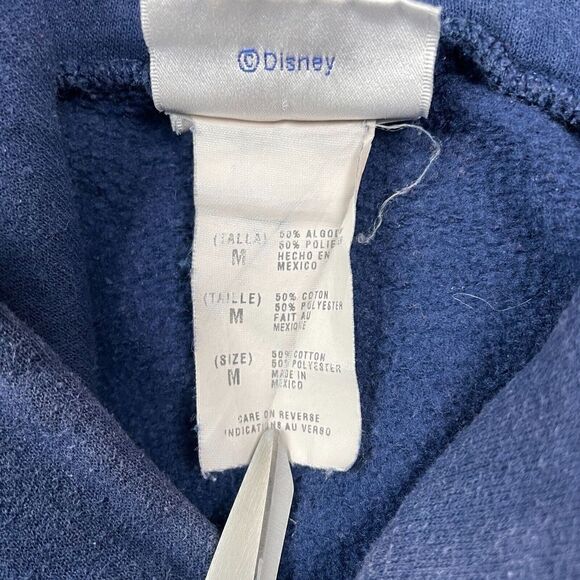 Disney Hoodie Mens Medium Blue 2006 Disneyland Cartoon Y2K - Picture 5 of 11